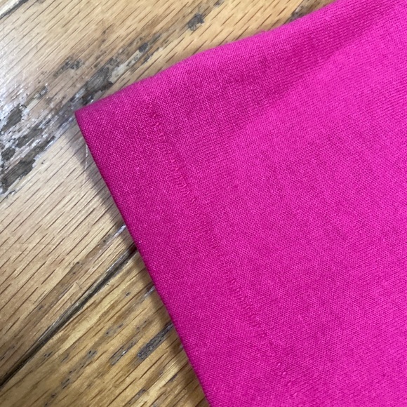 Vintage Single Stitch Hanes Heavyweight 50/50 Hot Pink Tee Size L - Picture 3 of 6